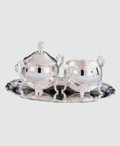 Cream and Sugar with Tray Silverplate